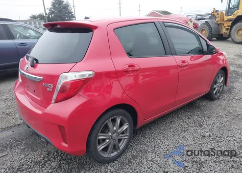 2013 Toyota Yaris Se z USA, uszkodzony, nr VIN JTDKTUD36DD563340